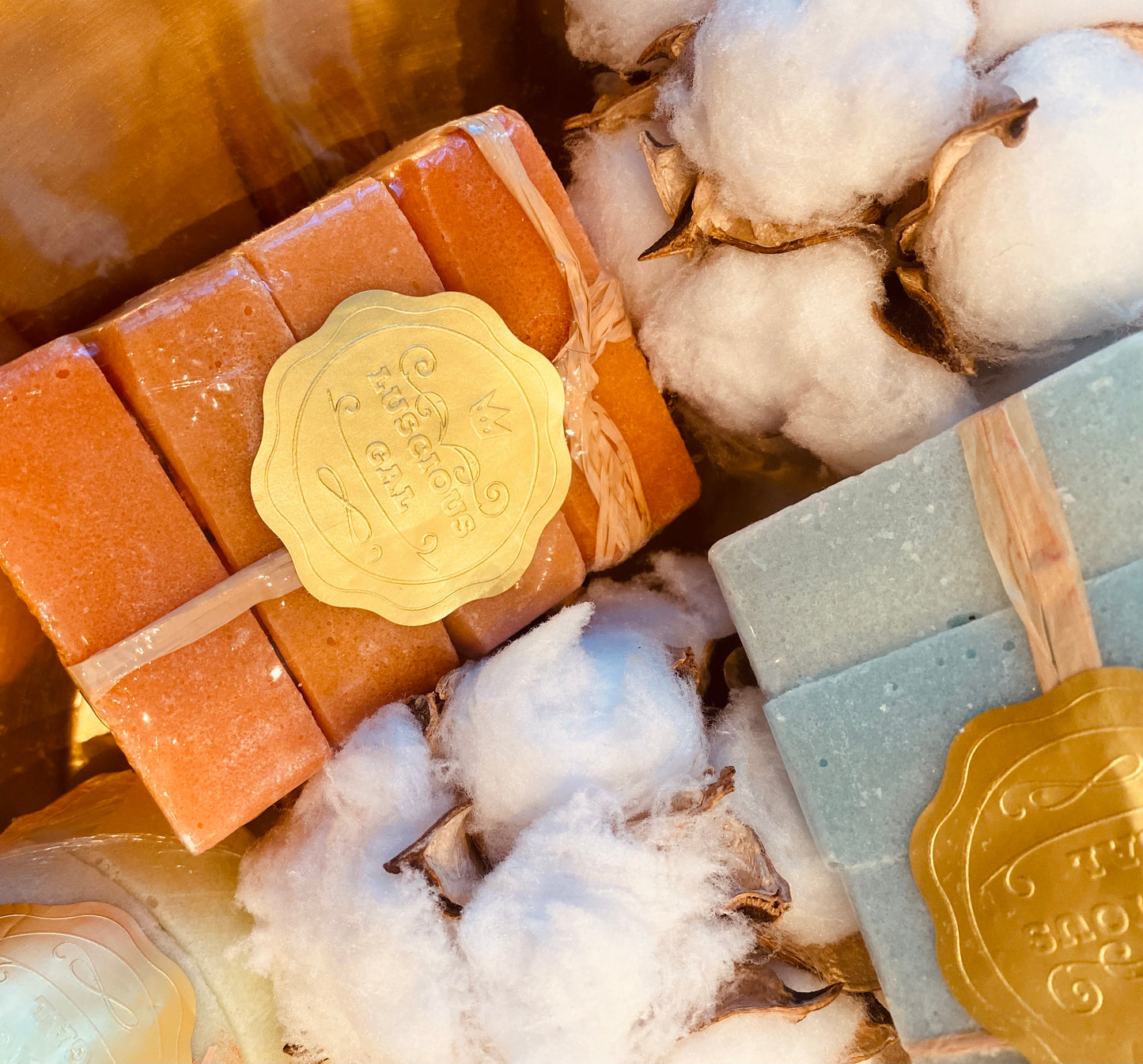 ORANGE POPSICLE SUGAR SCRUB BAR 4-PIECE SET